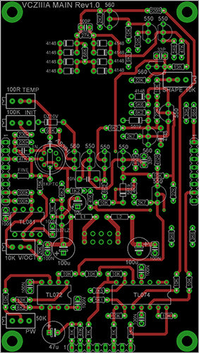 VCZIIIA THT PCB