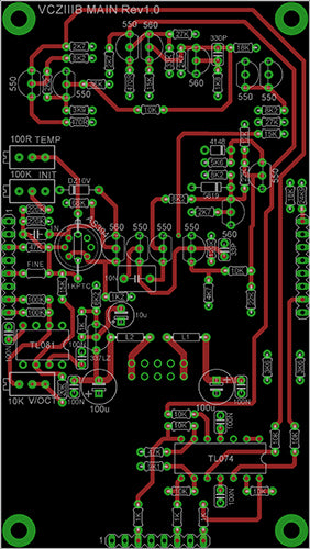 VCZIIIB THT PCB