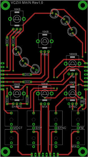 VCZIIIB THT PCB