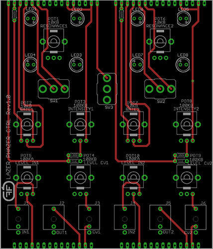 Lazer Phazer THT PCB